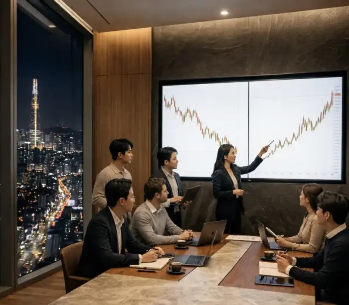 MindX Hub trading community members collaborating on synthetic indices education